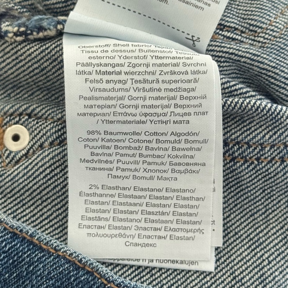 s.Oliver Kids Blue Straight Leg Jeans | Size 7–8Y (EU 128) | Classic Denim - Picture 3 of 7